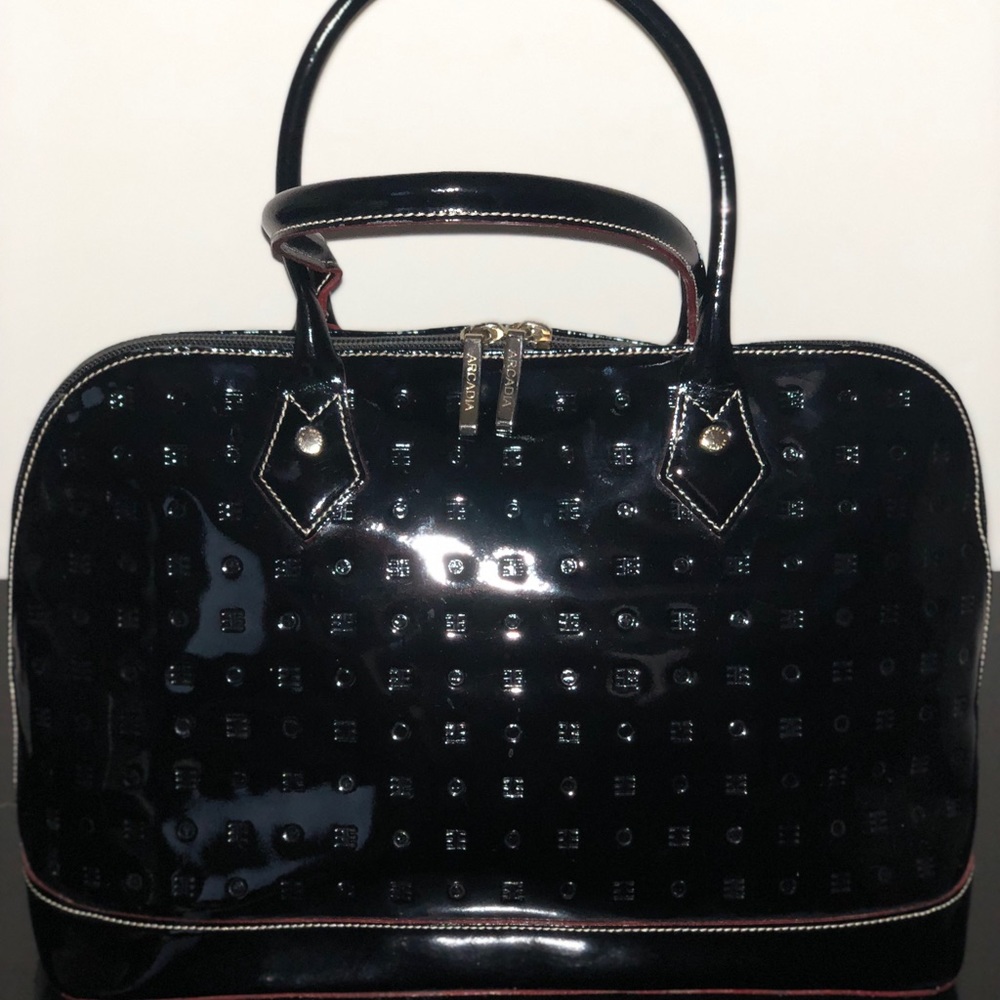 Arcadia Italian Patent Leather Handbag